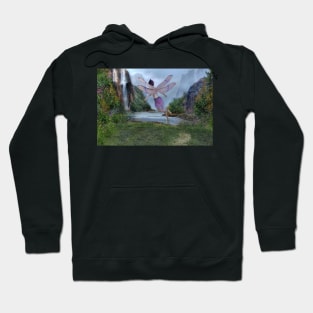 Fantasy Elf at the water fall Hoodie